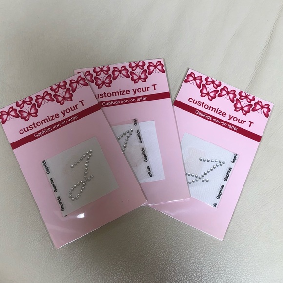 “J” Rhinestone Iron-Ons - Picture 2 of 4